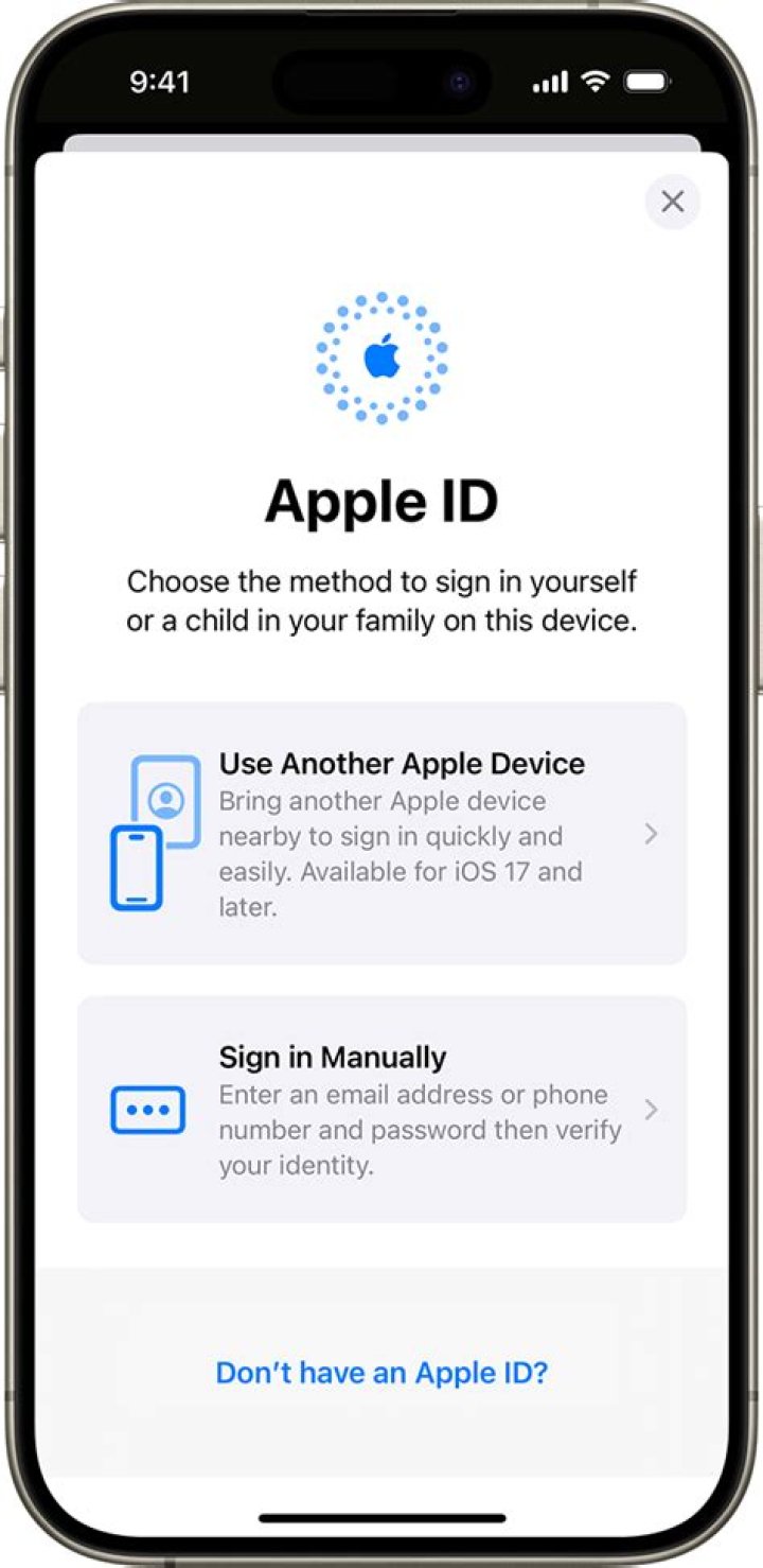 Can I sign out of my Apple ID from another device?