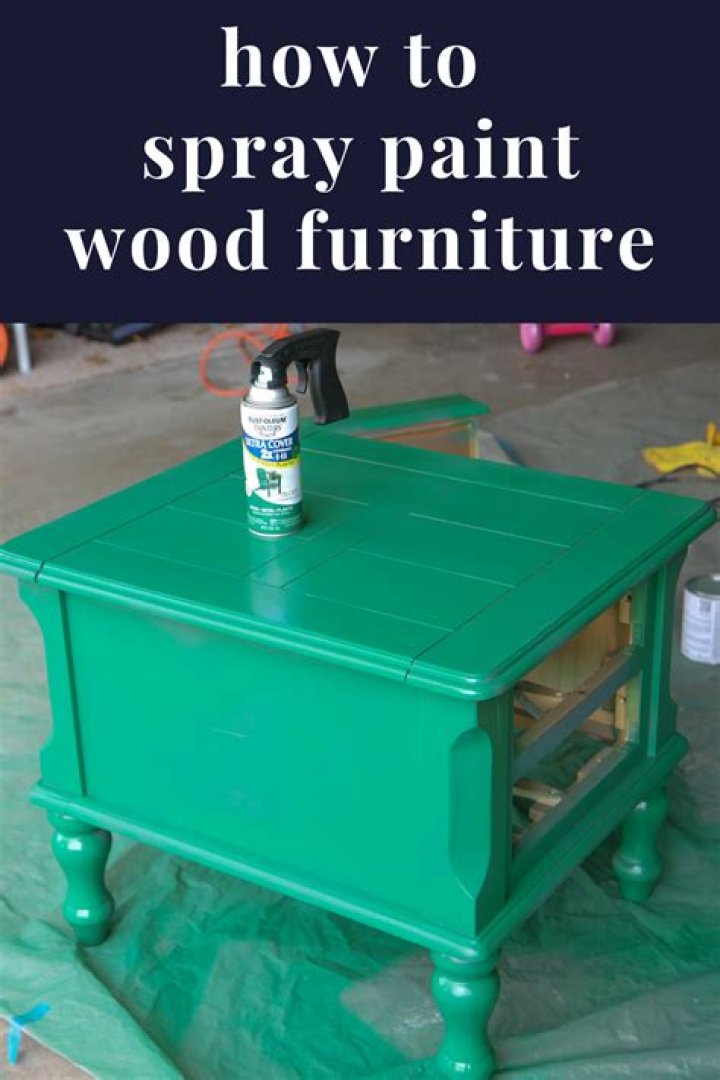 Can I use enamel spray paint on wood?