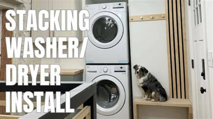 Can my LG washer and dryer be stacked?