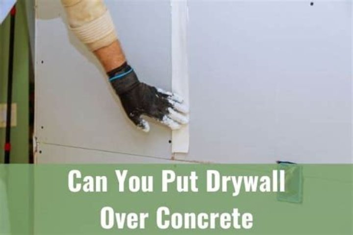 Can you put cement over drywall?