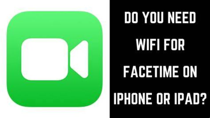 Do both phones need WIFI for FaceTime?