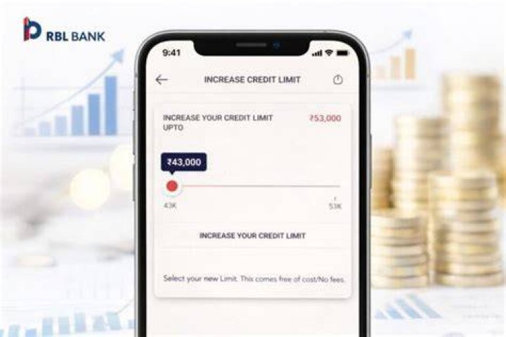 How can I increase my RBL credit limit?