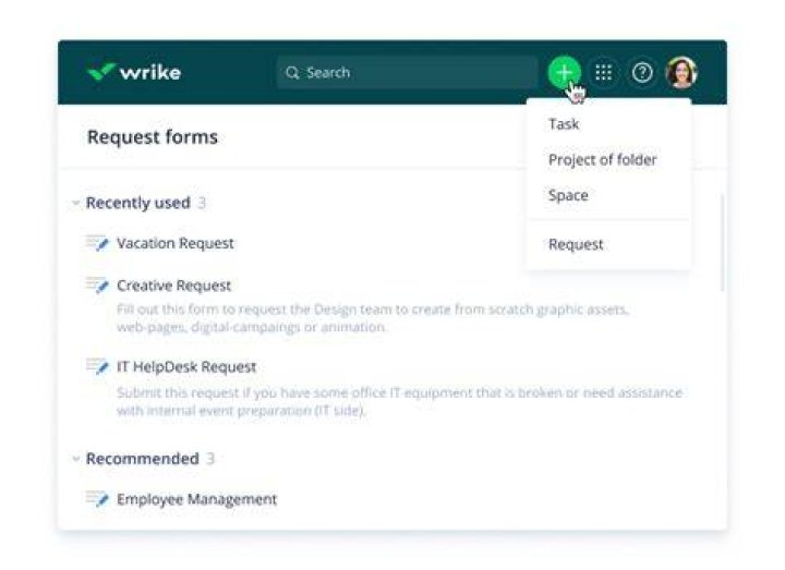 How do I create a form in wrike?