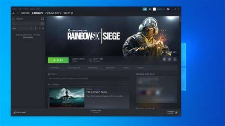How do I install Rainbow Six Siege on Steam?