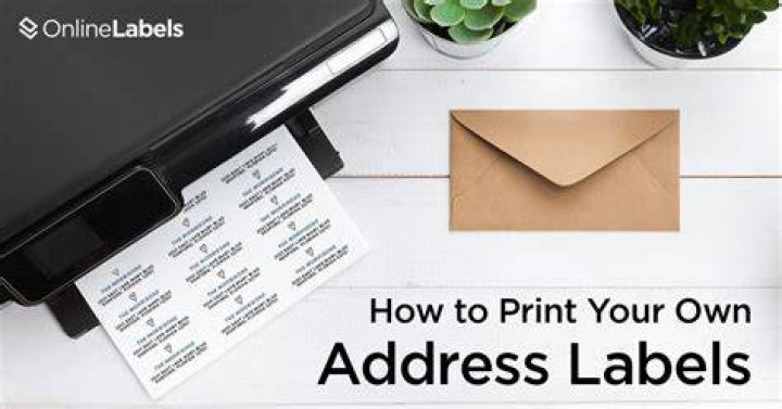 How do I print address labels?