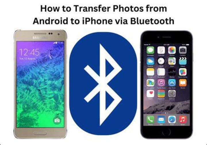 How do I send a photo via Bluetooth on Android?