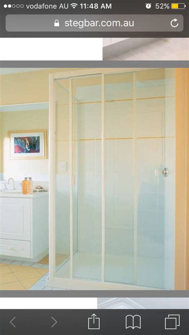 How do you clean a Stegbar shower screen?