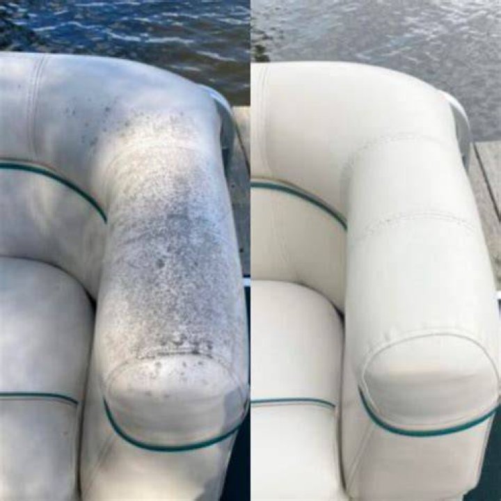 How do you restore dry vinyl boat seats?