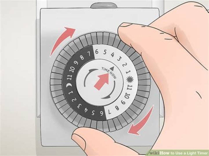 How do you set a motion light timer?