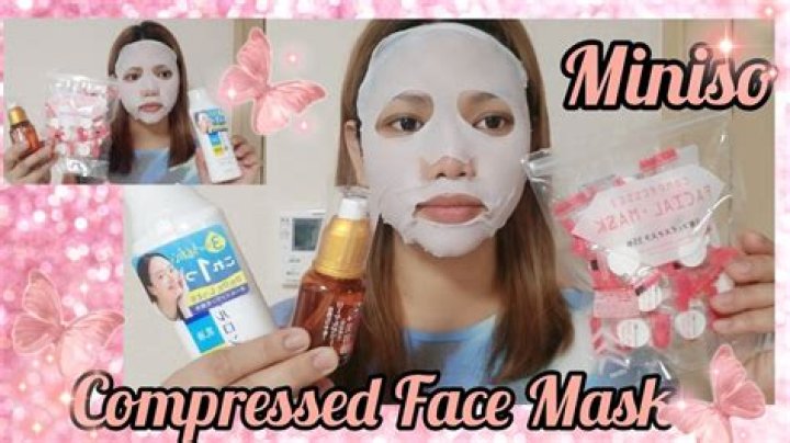 How do you use a Miniso compressed face mask?