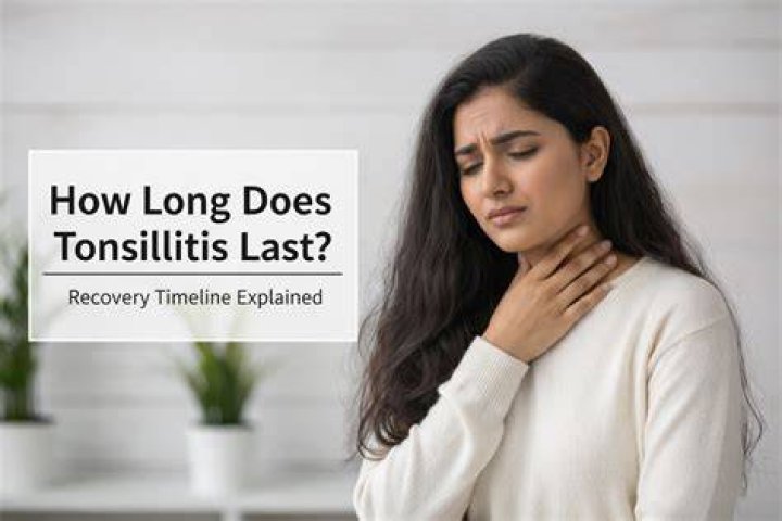 How long does tonsillitis last without treatment?