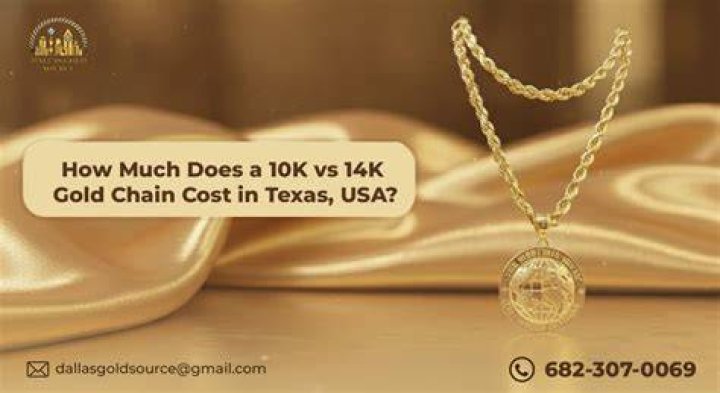 How much does a 10k gold chain cost?