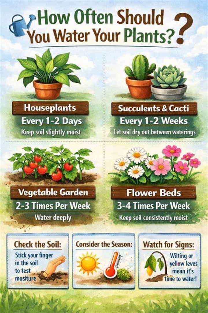 How often should you water Acers in pots?