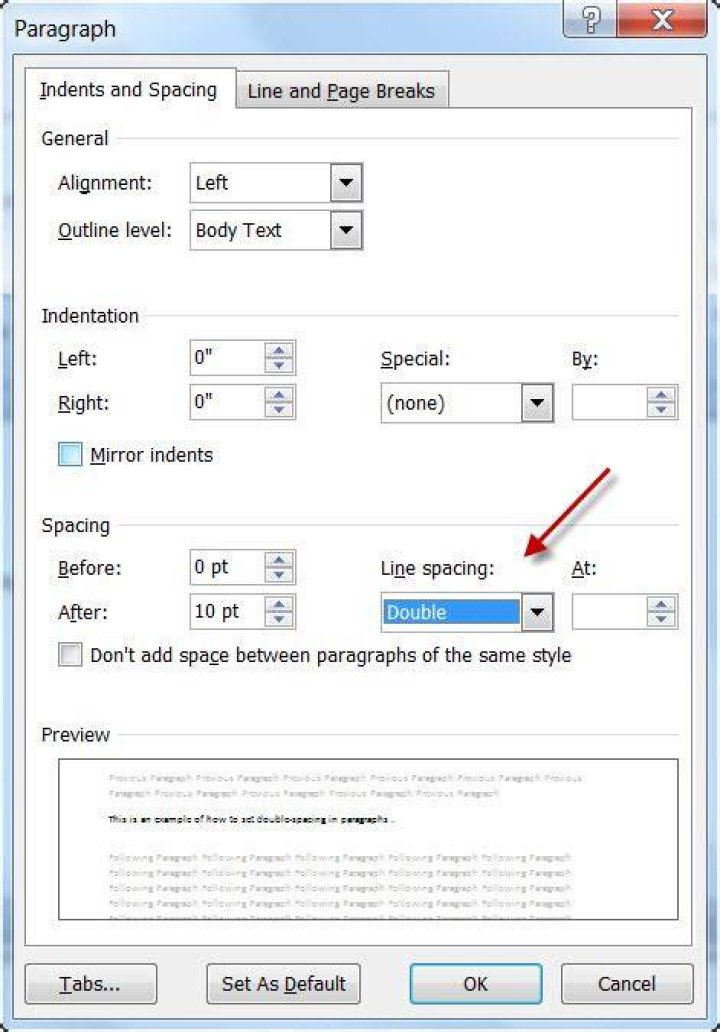Is AP style double spaced?