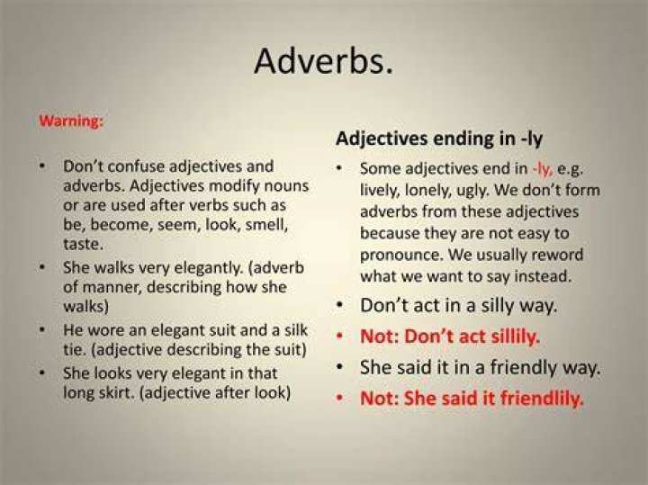 Is lonely a adverb?