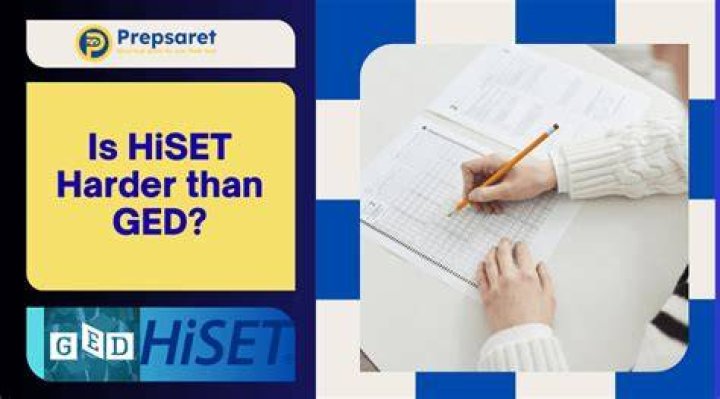 Is the GED easier than the HiSET?