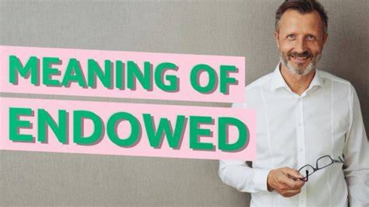 What does endowed mean for kids?