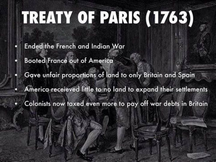 What treaty ended the French and Indian War?