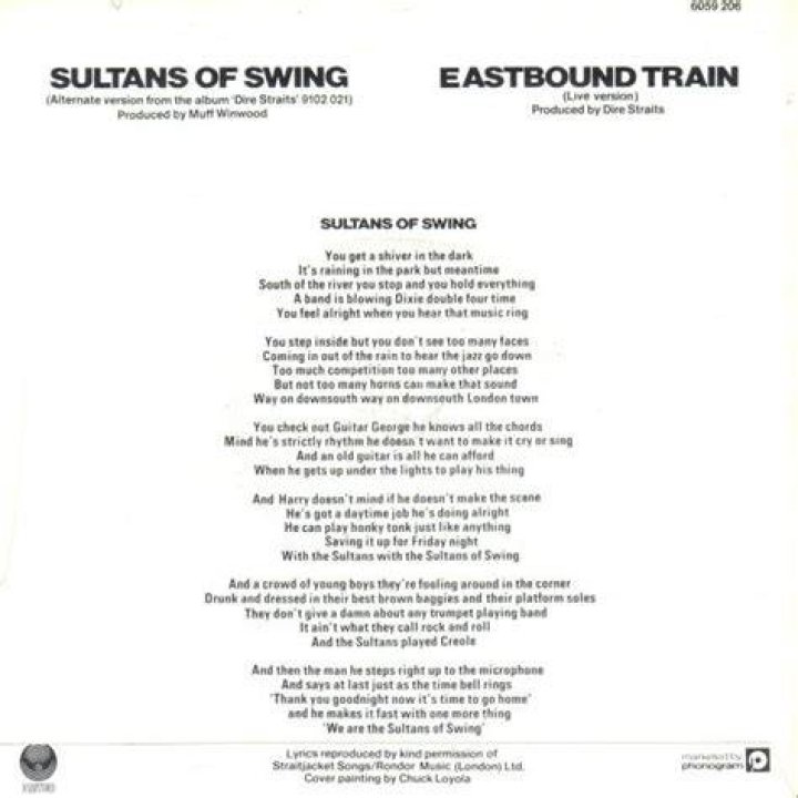Who is Harry in Sultans of Swing?